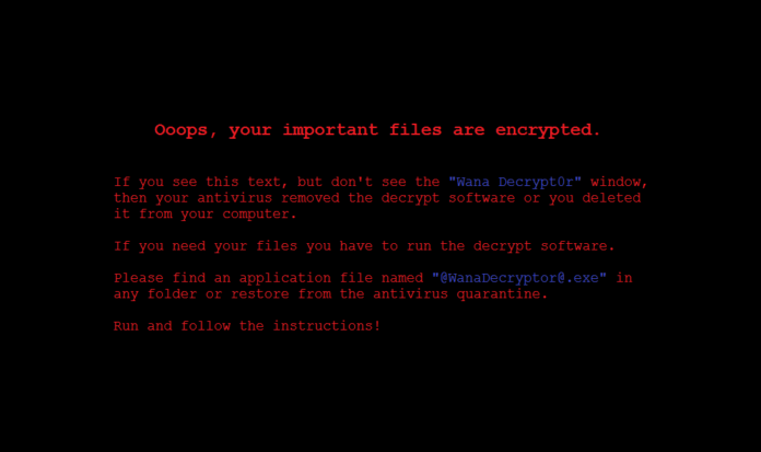 The WannaCry Ransomware Attack